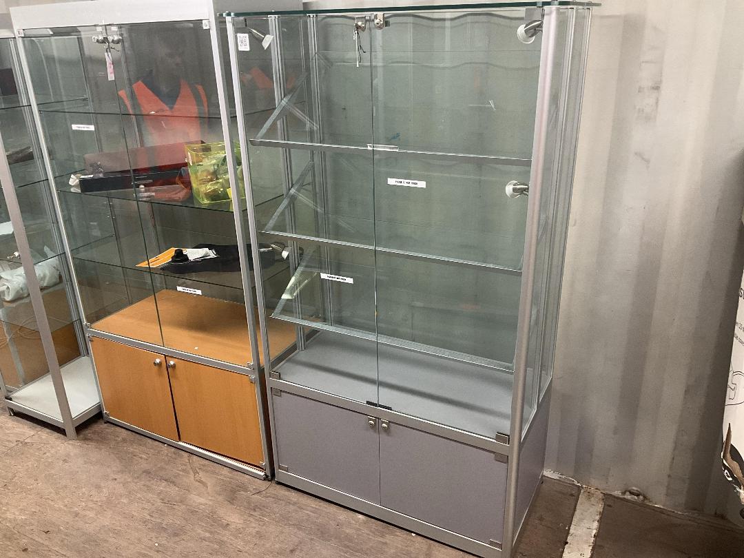 Photo '2' of Angled Shelf Glass Display Cabinet Photo '2' of Angled Shelf Glass Display Cabinet