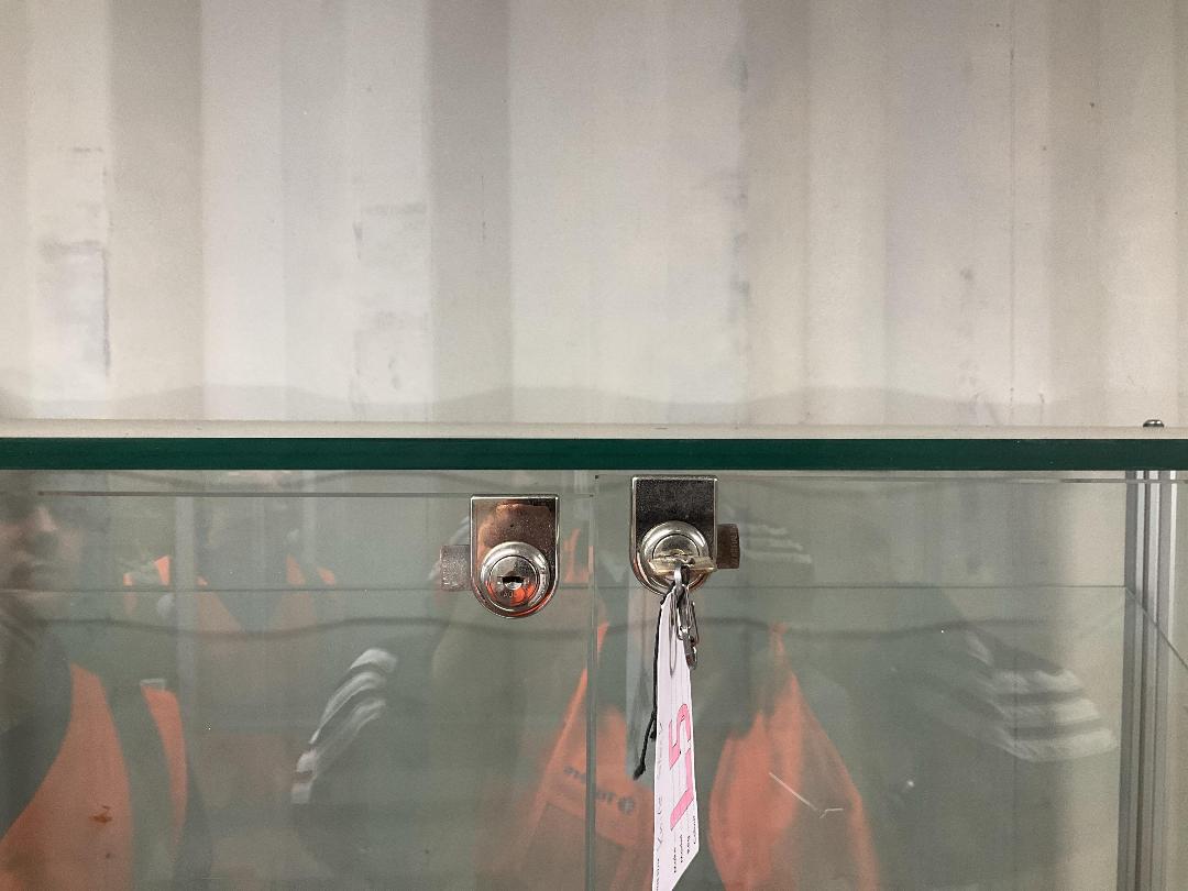 Photo '12' of Angled Shelf Glass Display Cabinet Photo '12' of Angled Shelf Glass Display Cabinet