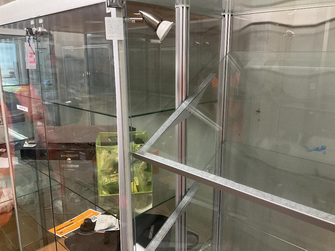 Photo '7' of Angled Shelf Glass Display Cabinet Photo '7' of Angled Shelf Glass Display Cabinet