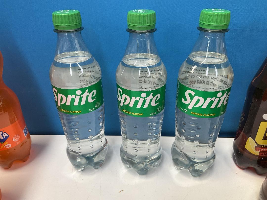 Photo '3' of 420mL Bottles of Fanta, Sprite and L&P