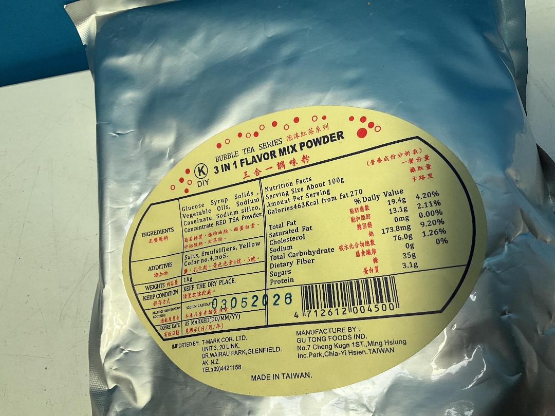 Photo '11' of 6x Packs of Bubble Tea Mix Powder and 1x Tray