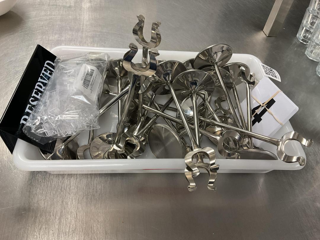 Photo '4' of Table stands, reserved signs & napkins holders Photo '4' of Table stands, reserved signs & napkins holders