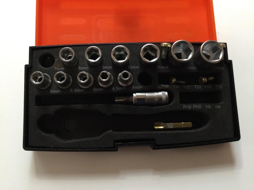Photo '4' of Bahco Socket Set *MISSING PCS* Photo '4' of Bahco Socket Set *MISSING PCS*