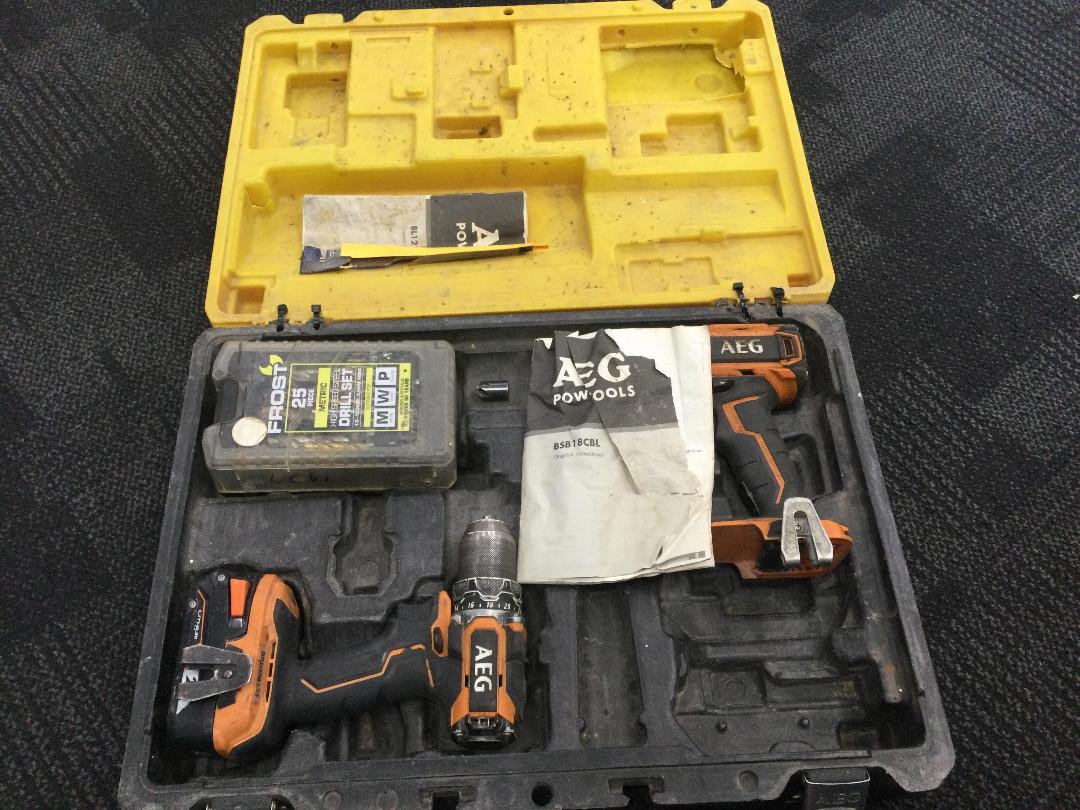 Photo '2' of AEG Power Tool Hardcase & Tools
