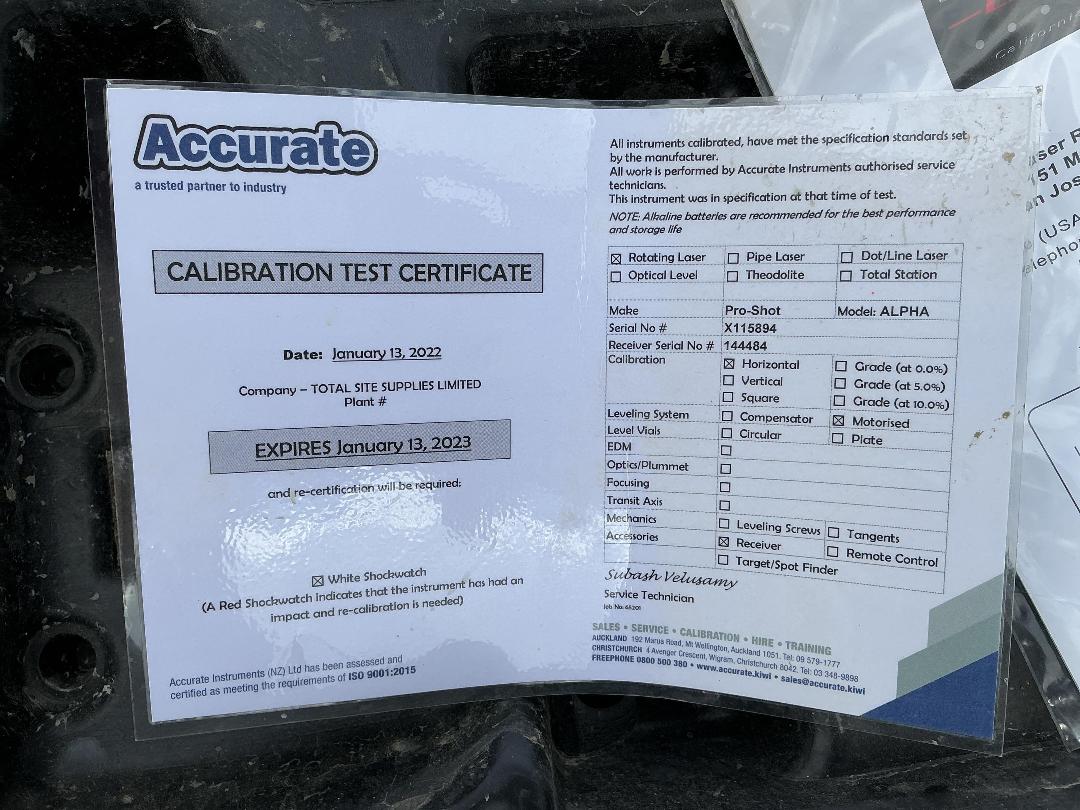 Photo '5' of Pro Shot Laser Level