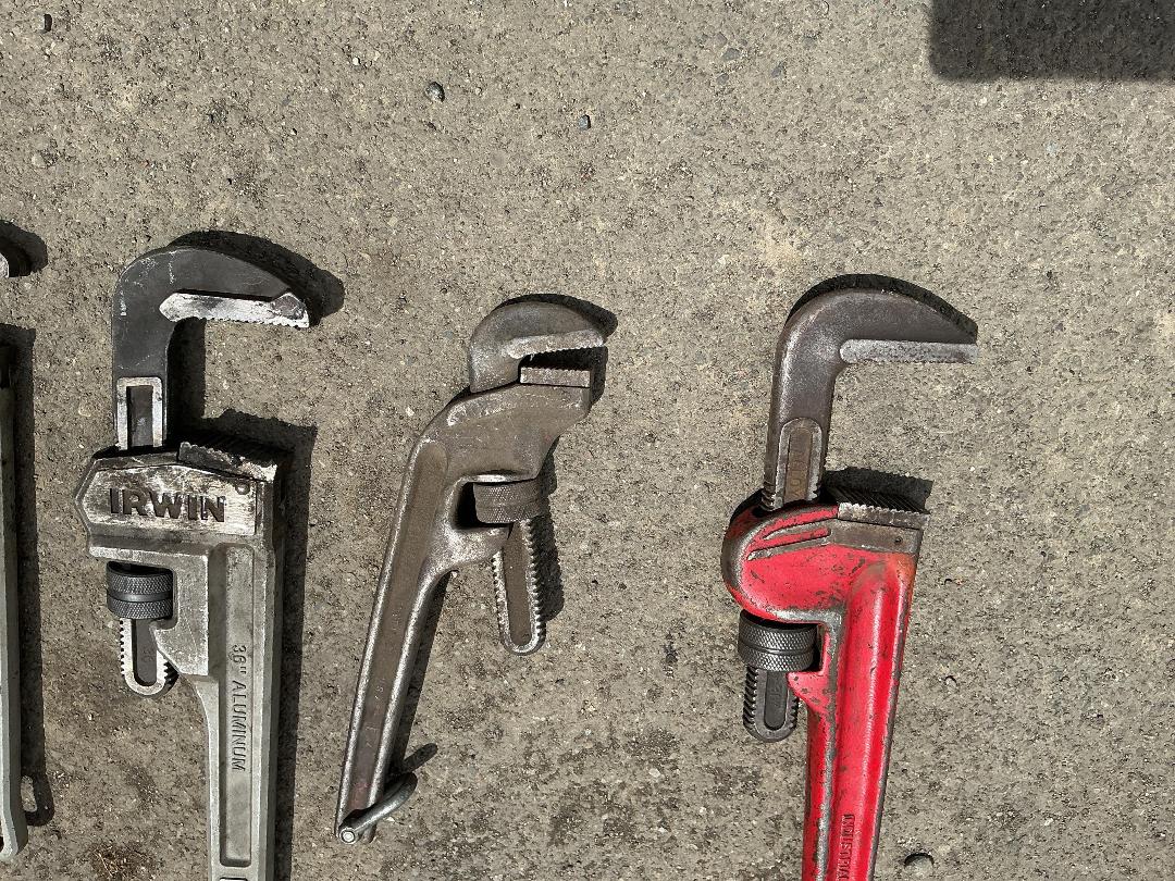Photo '2' of 4x Pipe Wrenches