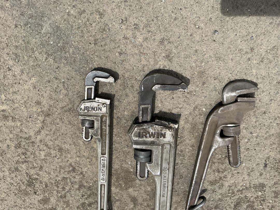 Photo '3' of 4x Pipe Wrenches