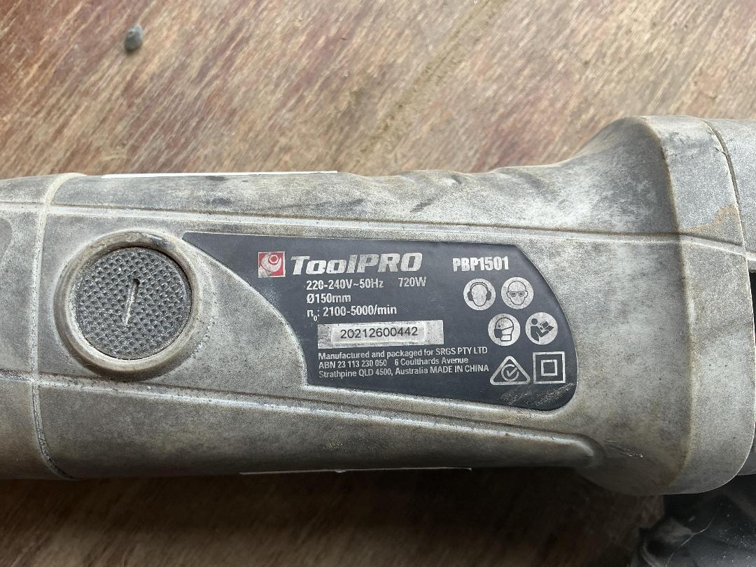 Photo '3' of ToolPro PBP1501 Dual Action Polisher