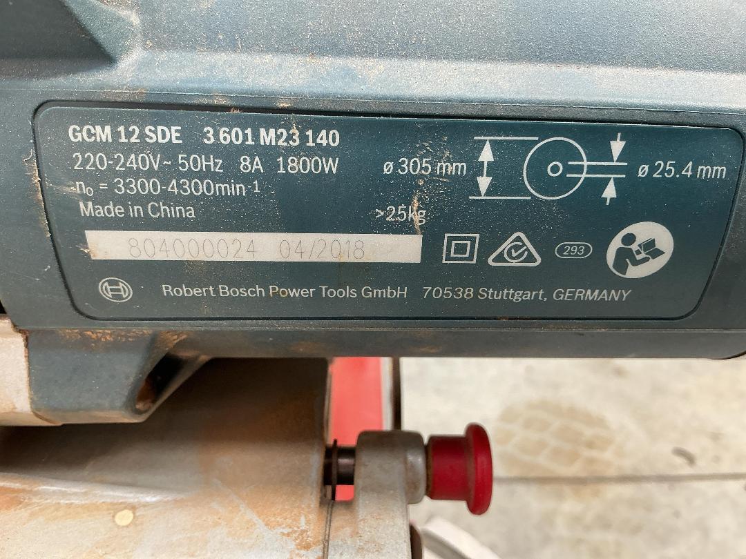 Photo '9' of Bosch Sliding Mitre Saw