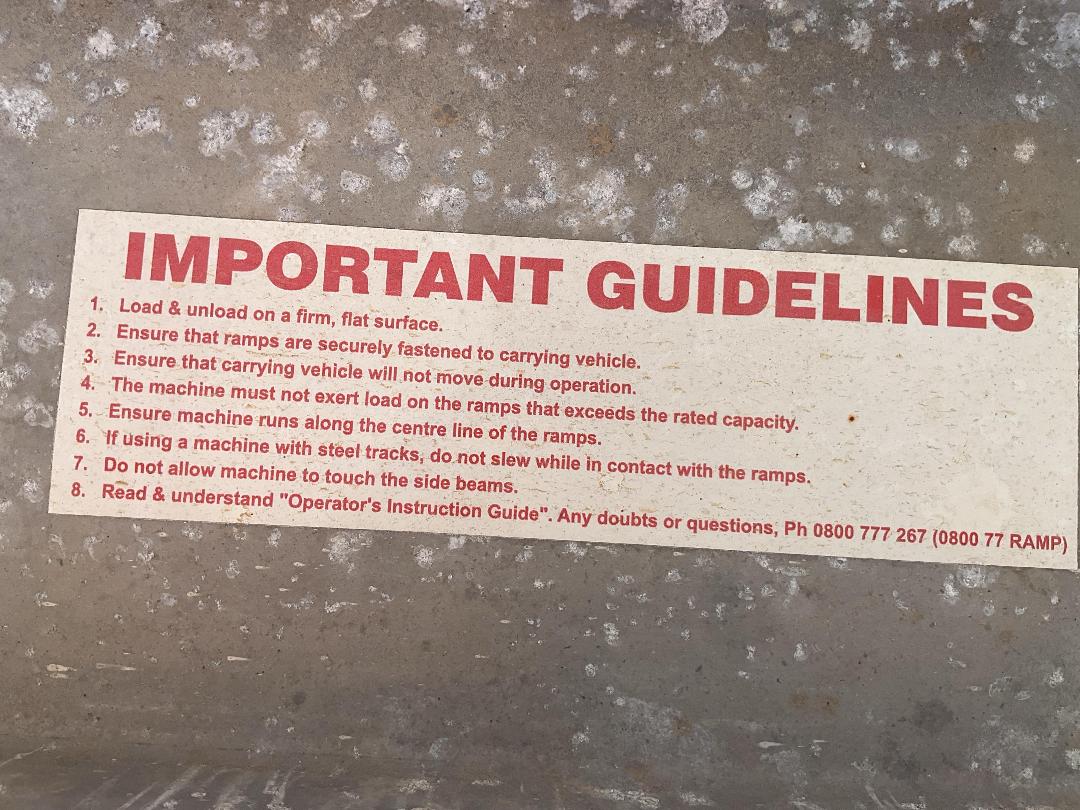 Photo '5' of Hyway 6000kg Rated Loading Ramps