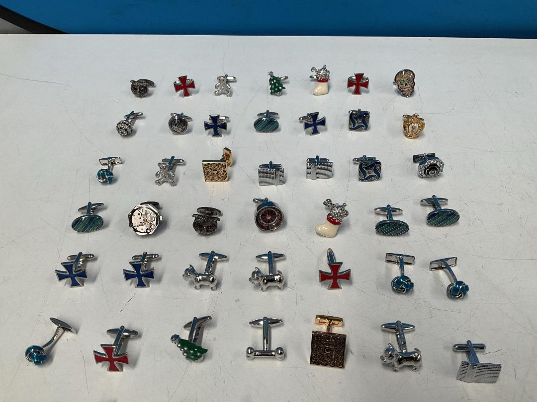 Photo '3' of 81x Assorted Cufflinks - *NEW*