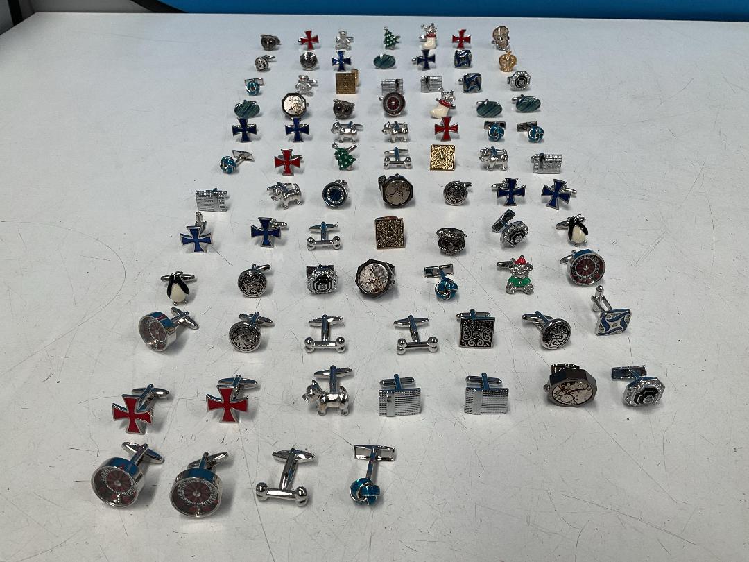 Photo '7' of 81x Assorted Cufflinks - *NEW*