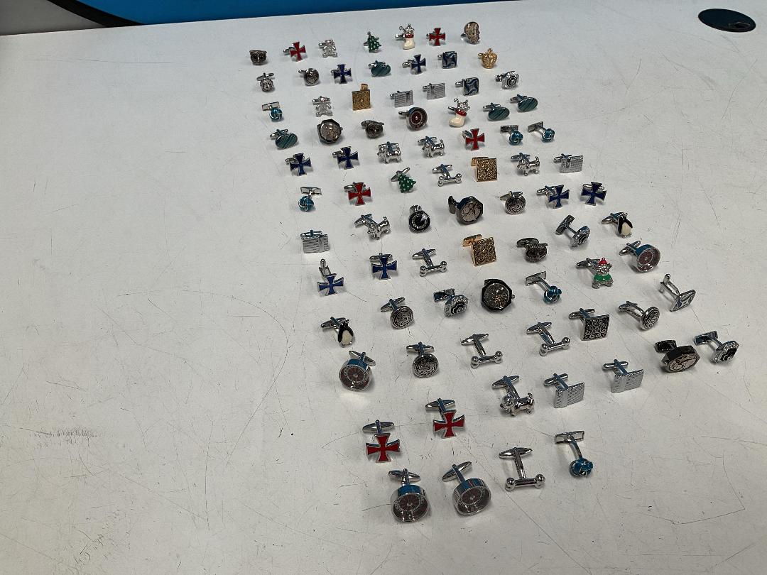 Photo '8' of 81x Assorted Cufflinks - *NEW*
