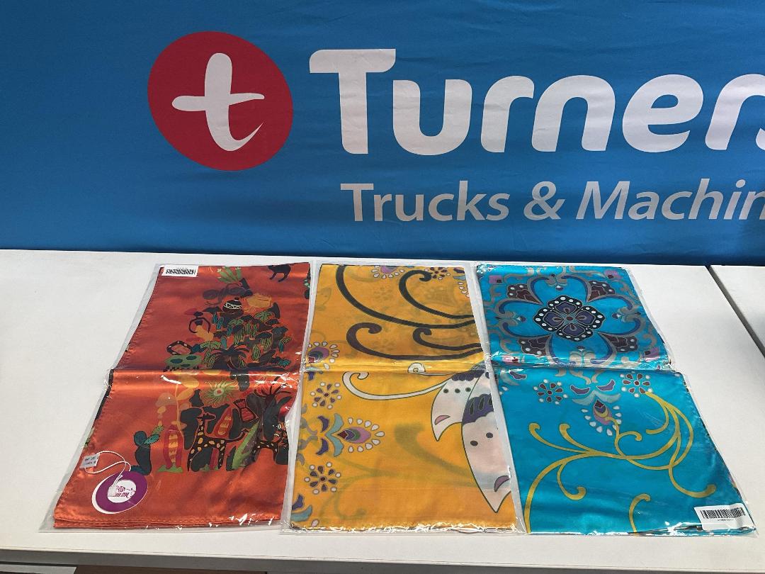 Photo '4' of 100% Silk Bright Coloured 86cm Scarf (4pce) *NEW* Photo '4' of 100% Silk Bright Coloured 86cm Scarf (4pce) *NEW*