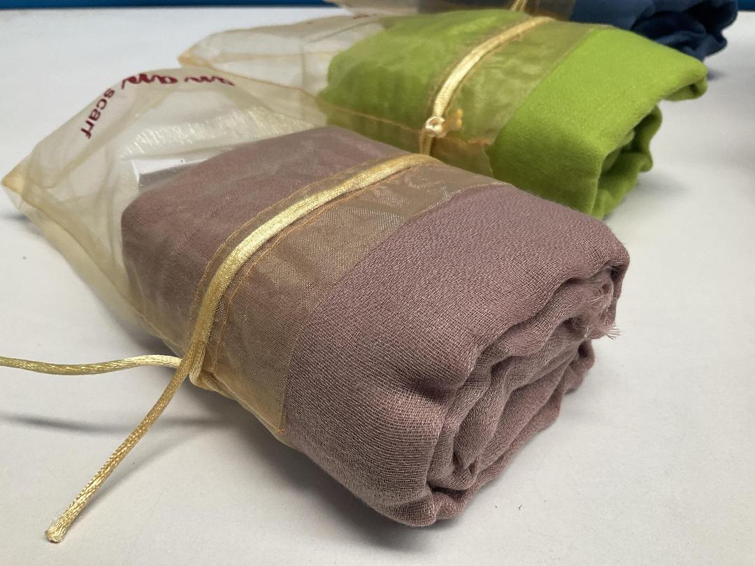 Photo '2' of 100% Cotton 190cm Scarf - Style Set #1 (4pce) *NEW* Photo '2' of 100% Cotton 190cm Scarf - Style Set #1 (4pce) *NEW*