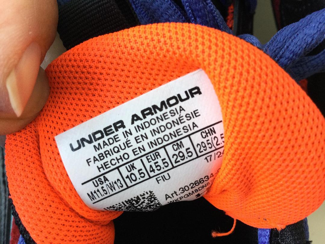 Photo '7' of Under Armour Sports Shoes - Size UK 10.5