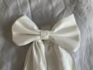 Thumbnail '3' of White fabric bow hair accessories
