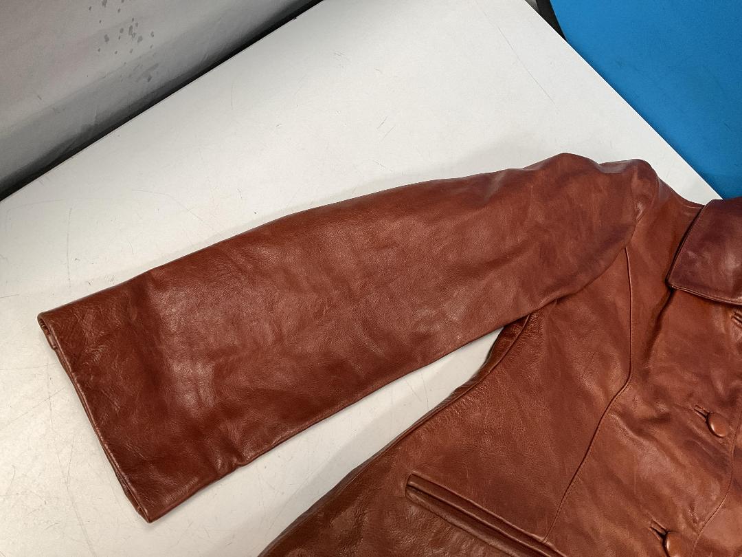 Photo '4' of Brown Coloured Real Leather Jacket - Women’s - Size Small