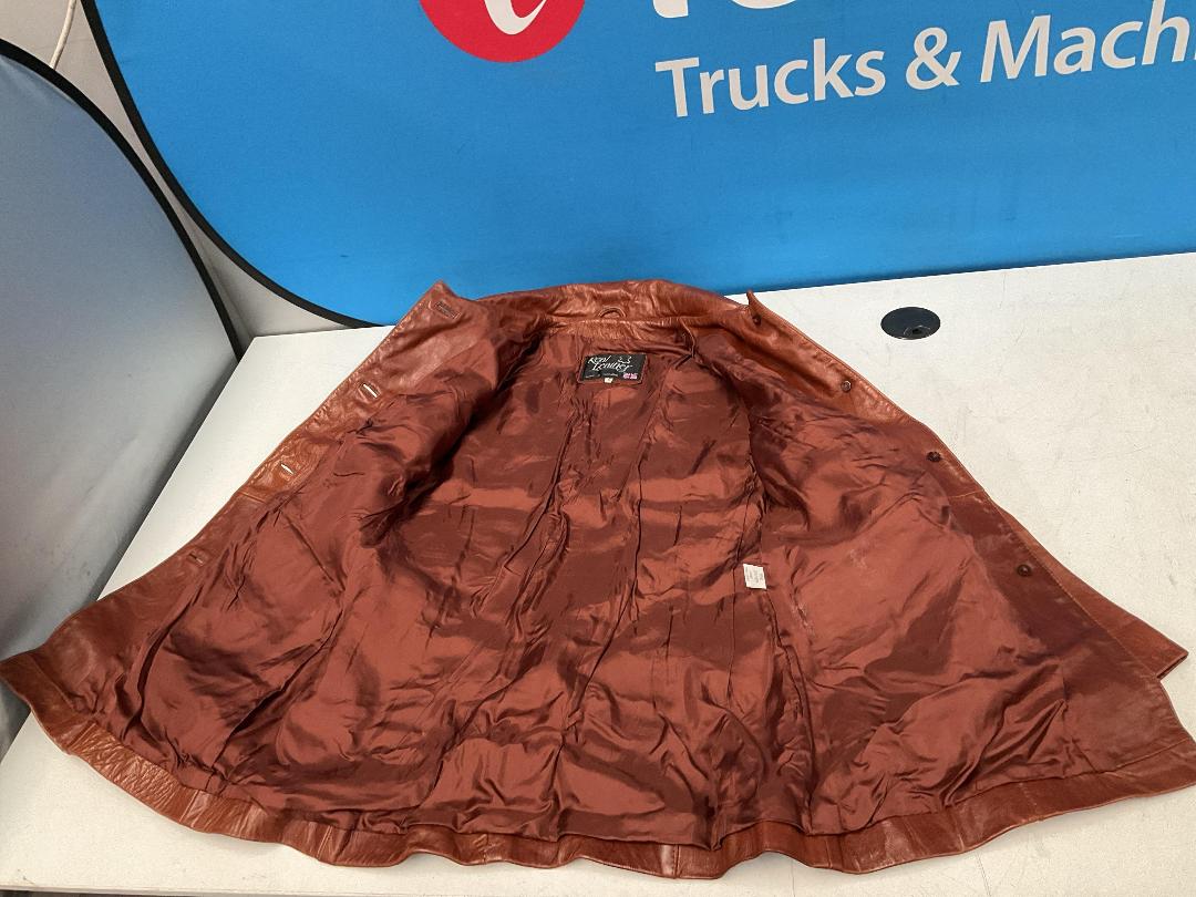 Photo '7' of Brown Coloured Real Leather Jacket - Women’s - Size Small