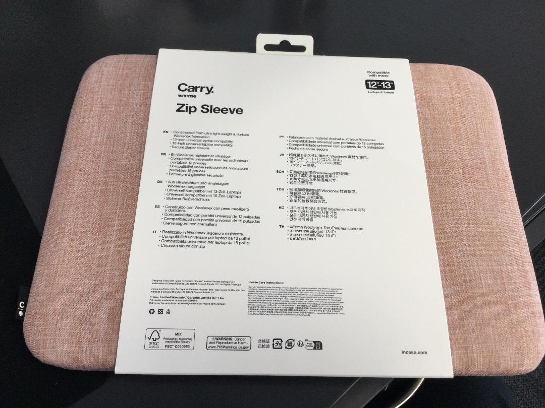 Photo '2' of Carry Zip Sleeve Laptop Case - Blush Pink Photo '2' of Carry Zip Sleeve Laptop Case - Blush Pink