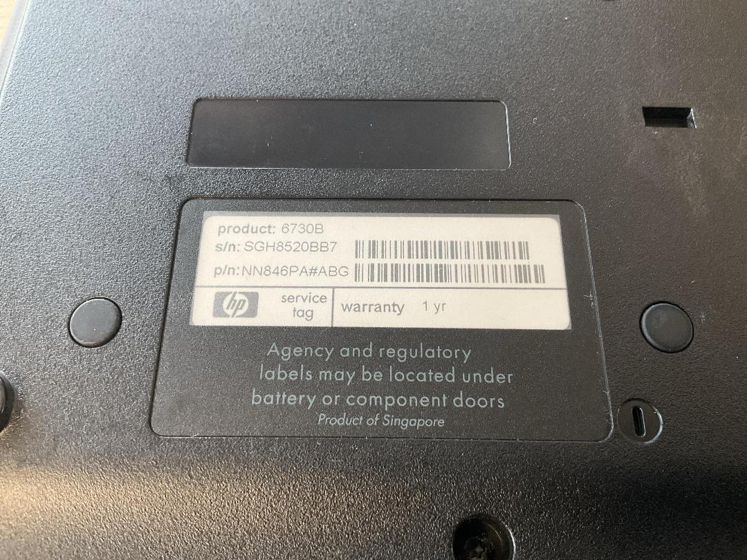 Photo '9' of HP Compaq 6730b Laptop