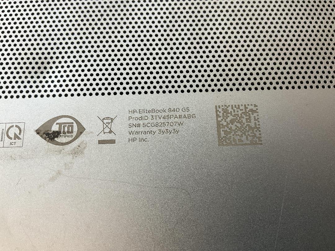 Photo '5' of HP Elitebook 840 G5 Laptop