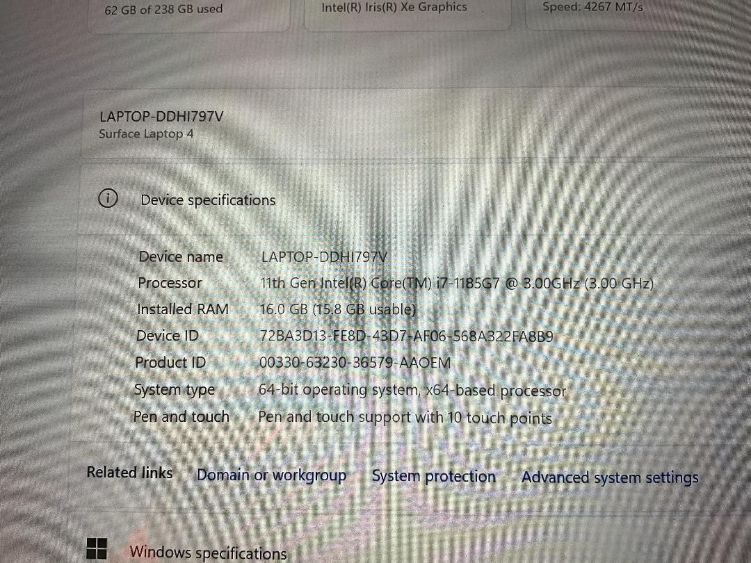 Photo '4' of Microsoft Surface Laptop 4 & Charger Photo '4' of Microsoft Surface Laptop 4 & Charger