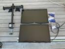Thumbnail '1' of Viewsonic 24”monitors x 2 with desk stand