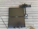 Thumbnail '1' of Viewsonic 24”monitors x 2 with desk stand
