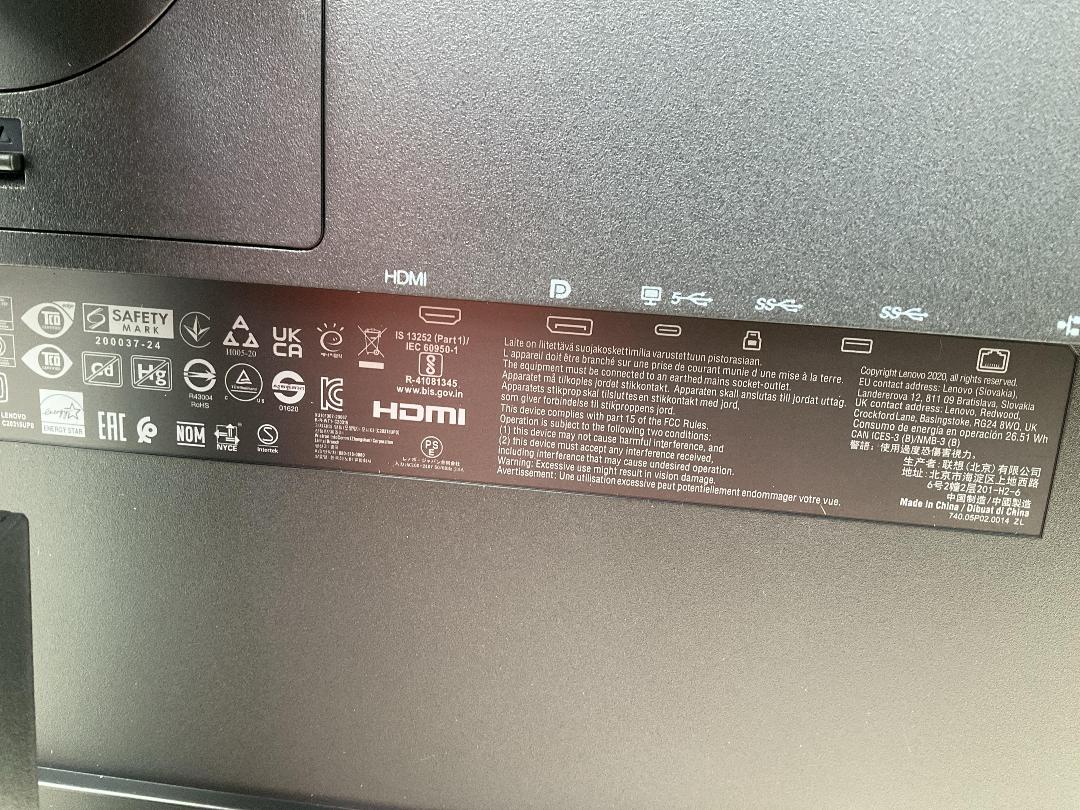 Photo '7' of Lenovo ThinkVision 32” Flat Panel LCD Computer Monitor - P32p-20 Photo '7' of Lenovo ThinkVision 32” Flat Panel LCD Computer Monitor - P32p-20