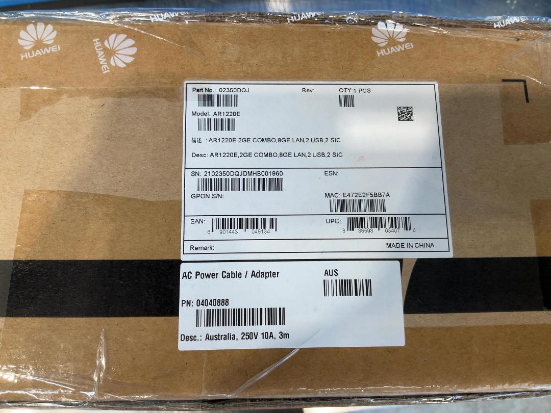 Photo '3' of Huawei AR1220E Enterprise Router