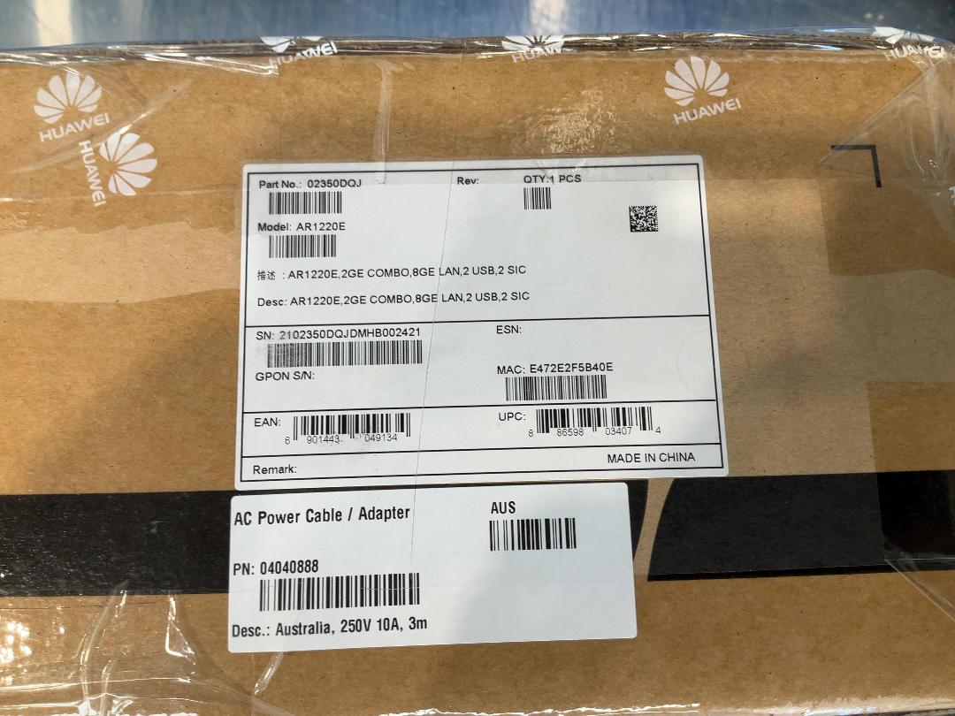 Photo '3' of Huawei AR1220E Enterprise Router