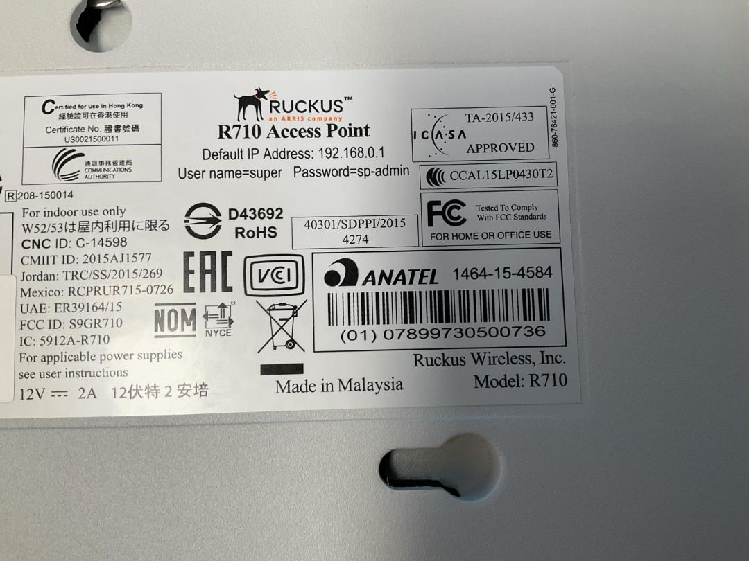 Photo '4' of Ruckus ZoneFlex R710 Wifi Access Point