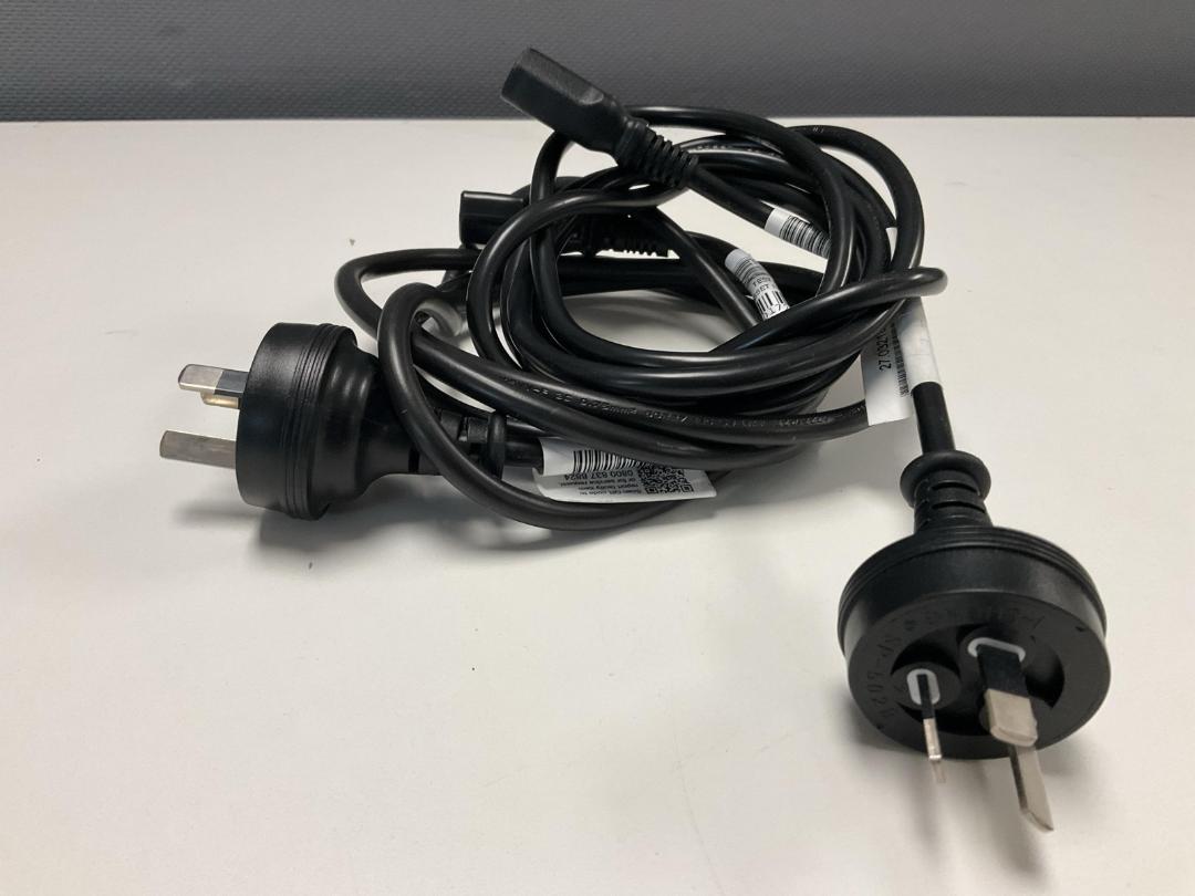 Photo '3' of 3 Pin Power Cords x2