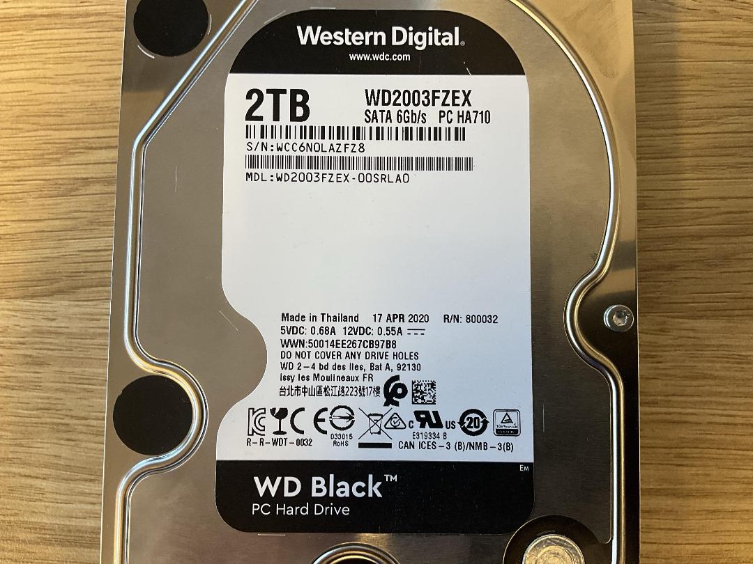 Photo '2' of Western Digital 2TB PC Hard Drive