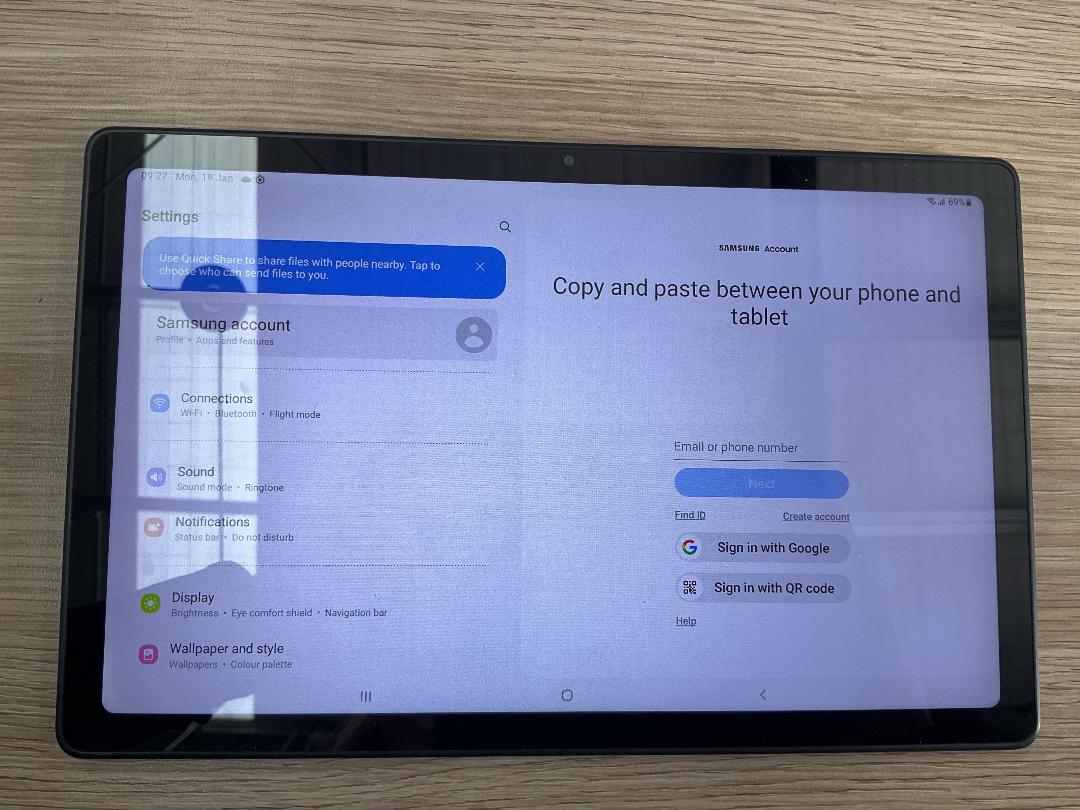 Photo '6' of Samsung - Galaxy Tab A7 - SM-T505N - Cellular & WIFI Photo '6' of Samsung - Galaxy Tab A7 - SM-T505N - Cellular & WIFI