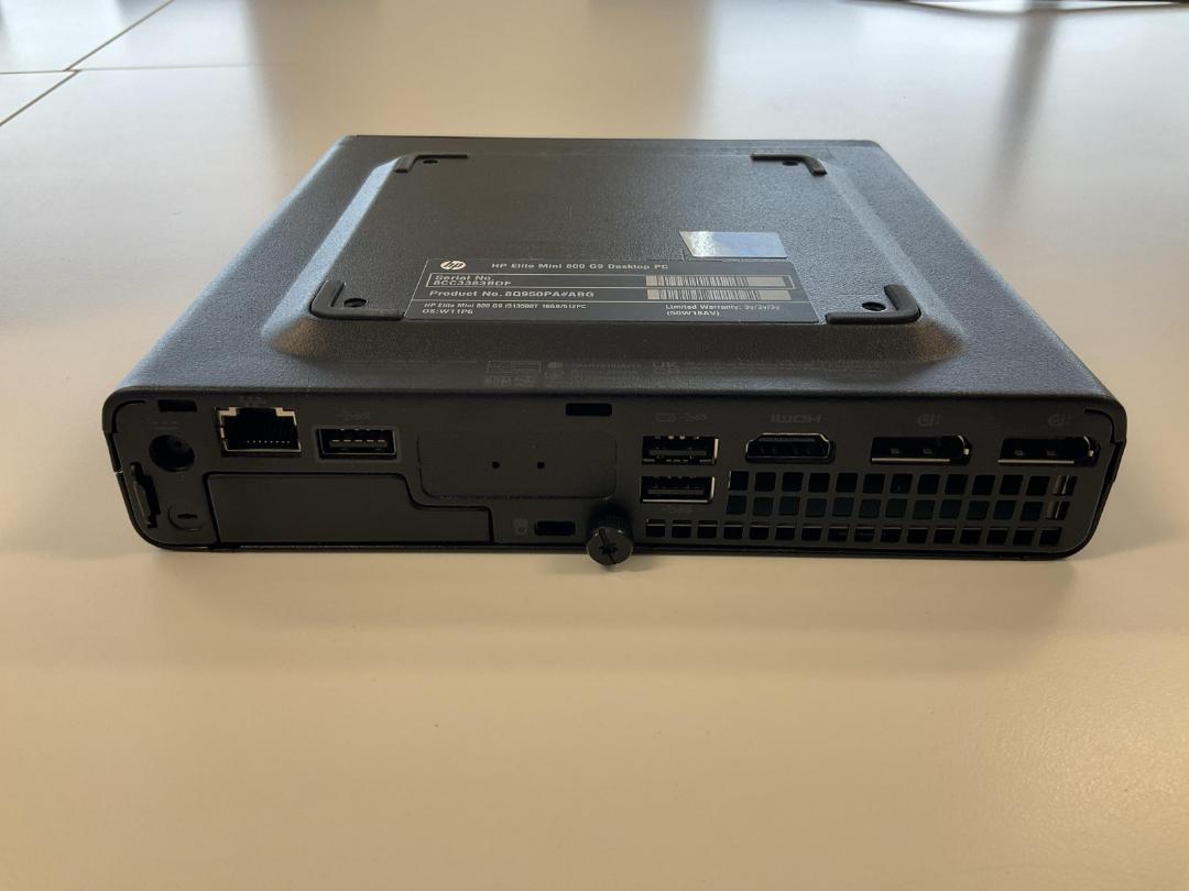 Photo '5' of WIPE HP Elite Mini 800 G9 Desktop PC