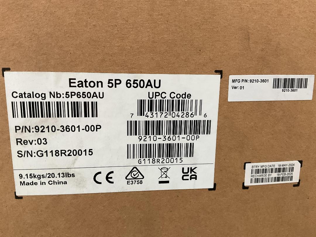 Photo '3' of Eaton 5P 650VA UPS