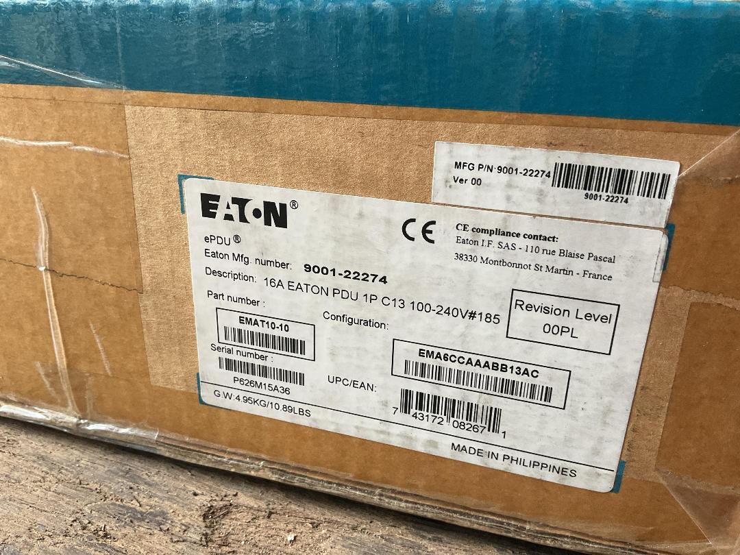 Photo '3' of Eaton 16A Rack Power Distribution Unit EMAT10-10