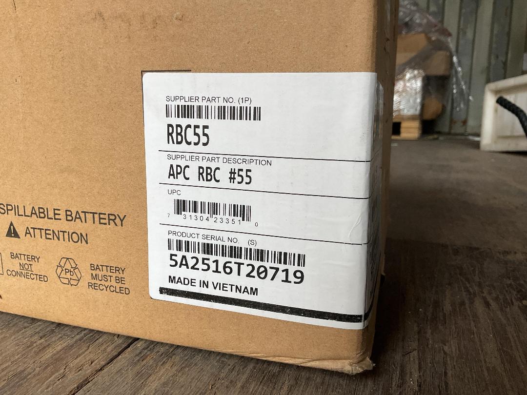 Photo '2' of APC RBC55 Replacement UPS Battery Cartridge