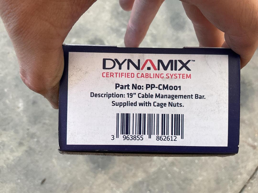 Photo '3' of Dynamix 5e 19” Cable Management Bar - 1RU