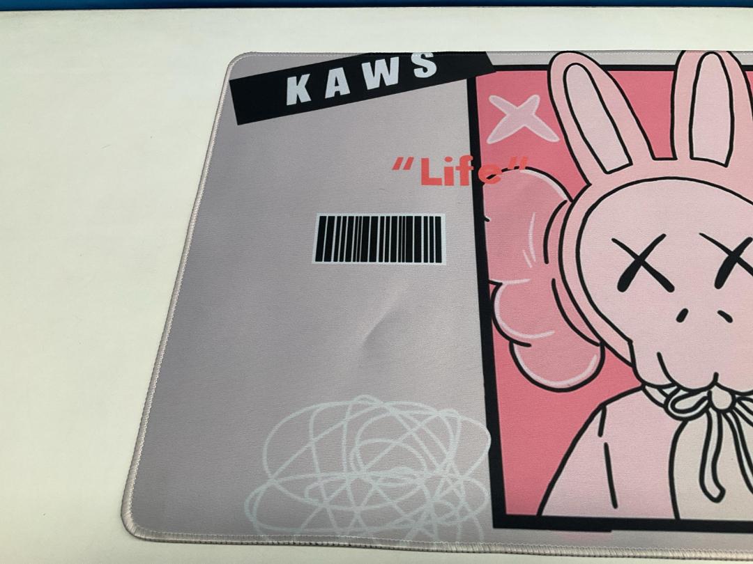 Photo '2' of KAWS - XL Mousepad - Pink *UNUSED* Photo '2' of KAWS - XL Mousepad - Pink *UNUSED*