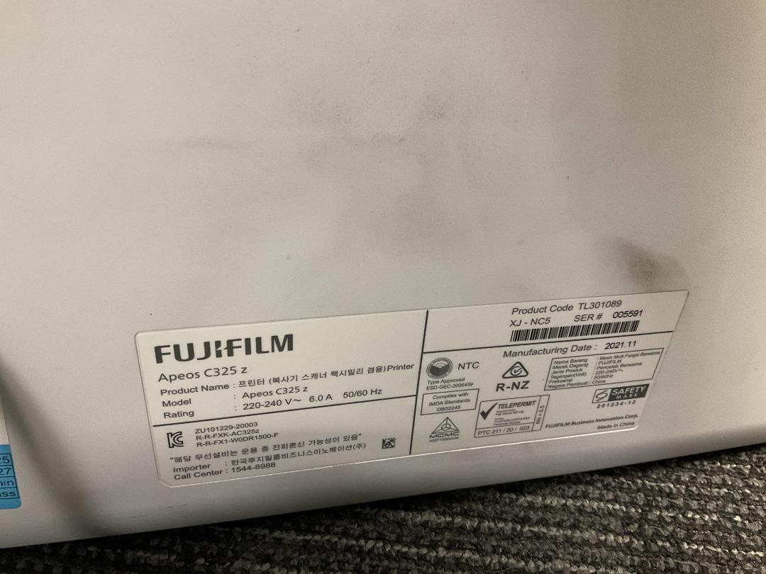 Photo '4' of FUJIFILM apeos c325 printer/scanner #005591
