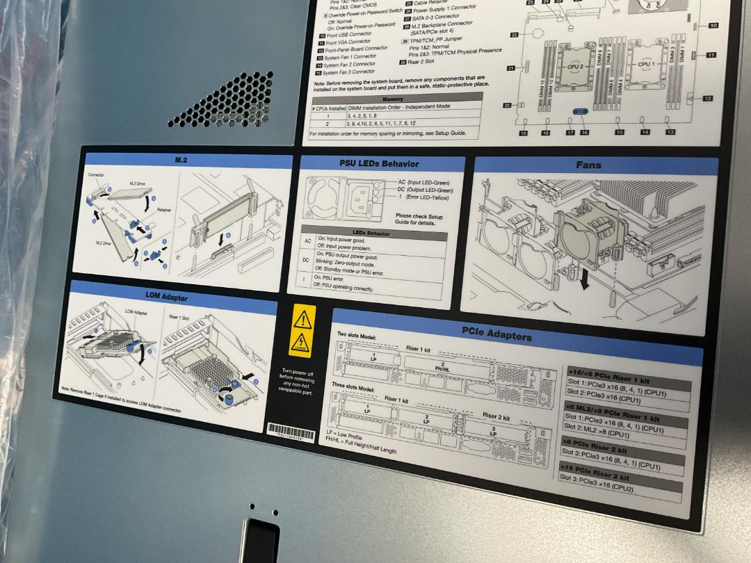 Photo '5' of Lenovo Think System or Similar - Model 7X08 Photo '5' of Lenovo Think System or Similar - Model 7X08