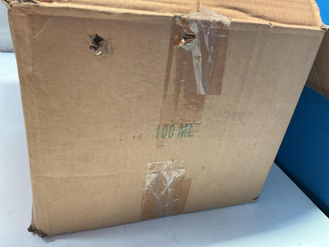 Photo '8' of 140x Approx Amber Coloured Glass-Like 100mL Bottles Photo '8' of 140x Approx Amber Coloured Glass-Like 100mL Bottles