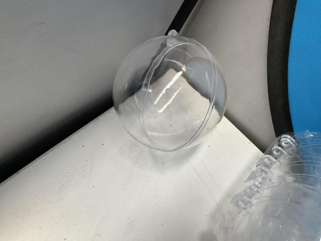 Photo '4' of Clear Plastic-Like Balls for Crafts or Similar