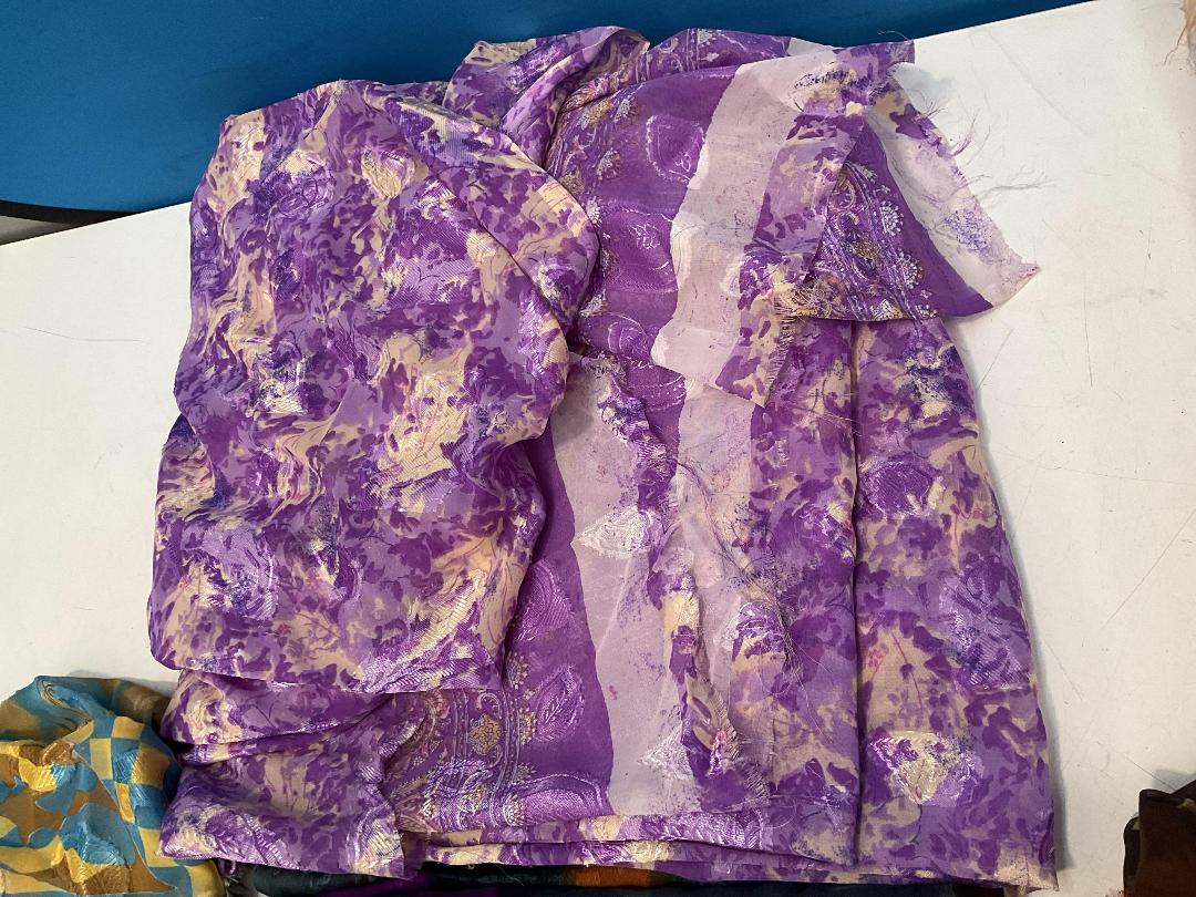 Photo '5' of Assortment of Colourful/Patterned Fabric