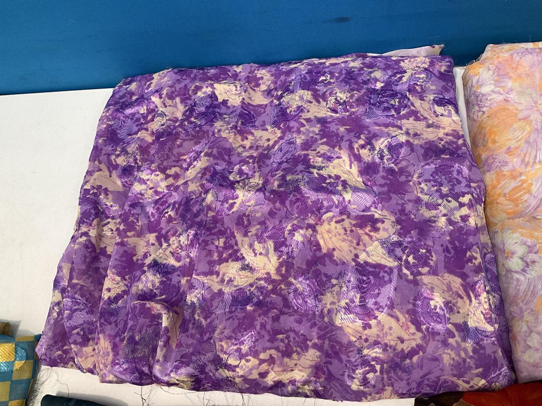 Photo '4' of Assortment of Colourful/Patterned Fabric