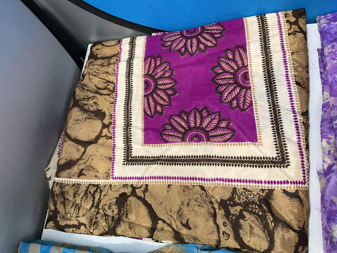 Photo '2' of Assortment of Colourful/Patterned Fabric