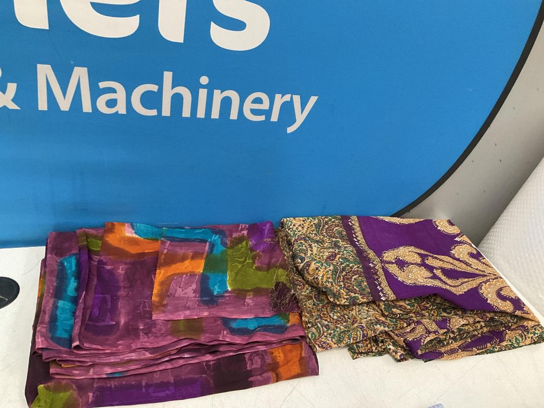 Photo '9' of Assortment of Colourful/Patterned Fabric